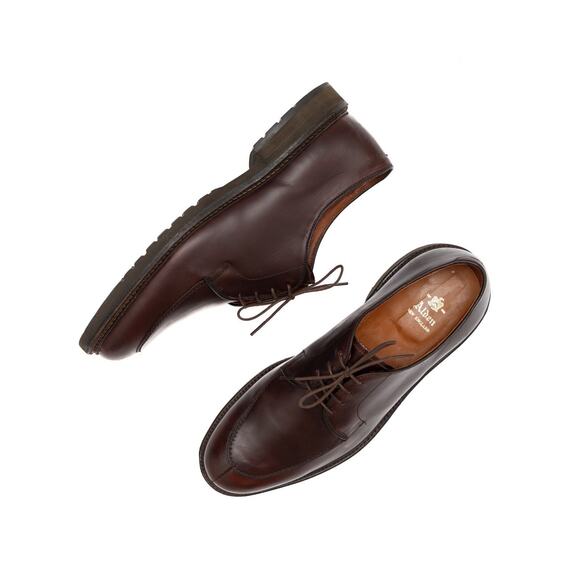 980$ ALDEN Blucher 7118S' Brown Leather Split Toe Derby USA Made Size : 12 D - Picture 7 of 15